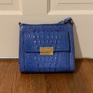 Brahmin blue crossbody bag